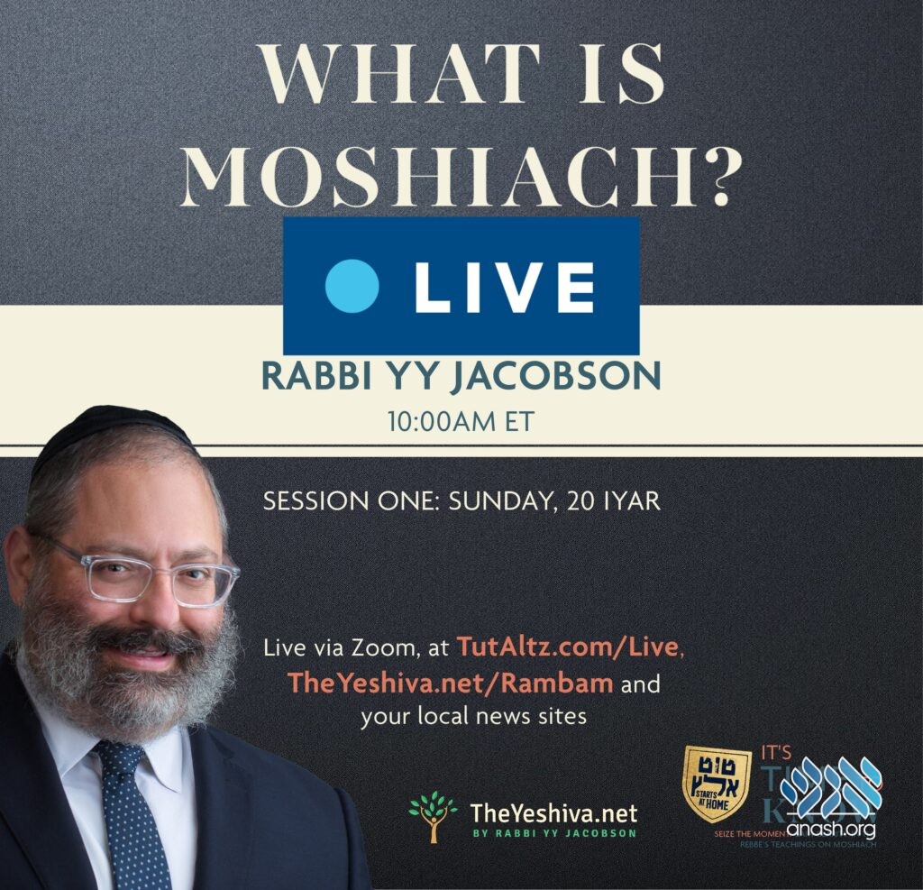 Live Geulah Consciousness With Rabbi YY Jacobson Anash Org