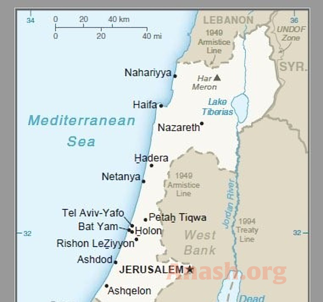 ришон ле цион израиль на карте
