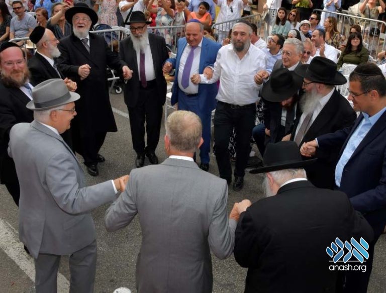 Rabbi Yisroel Meir Lau Joins Dedications