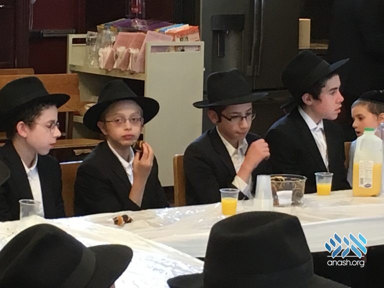 Tzeirei Hatmimim Hosts Rosh Yeshiva