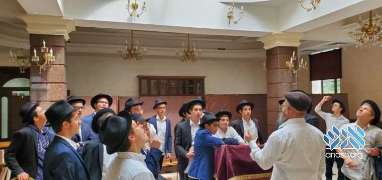 Tzfas Yeshiva Visits Kevorim of the Rabbeim