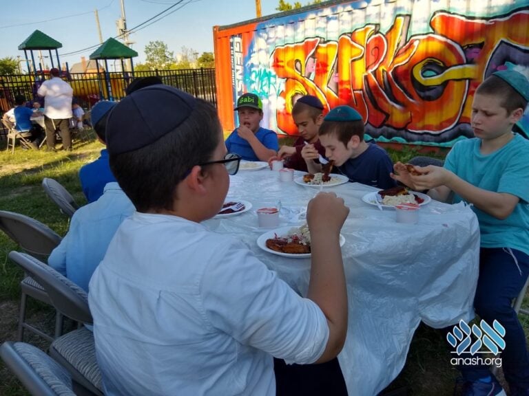 Campers Retrace the Frierdiker Rebbe’s Footsteps