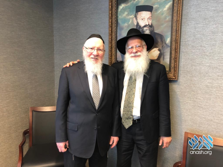 Rabbi Dovid Nojowitz and Rabbi Avraham Frank