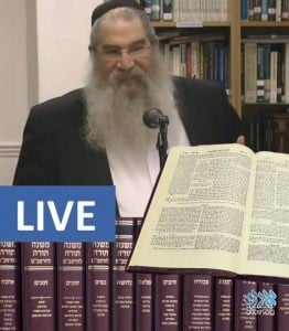 Live: Rambam Insights With Rabbi Wolberg - Anash.org