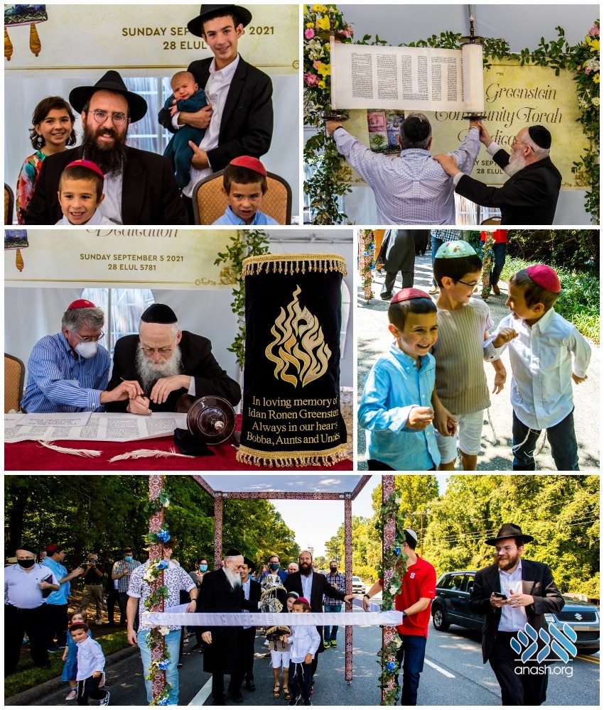 Greensboro Chabad Welcomed New Year With New Torah