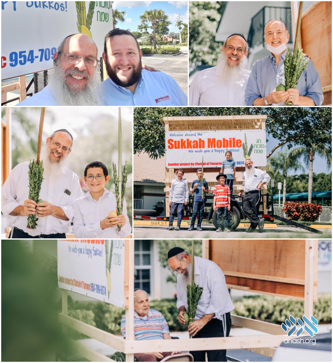 Chabad Of Tamarac’s Sukkah Mobile Welcomes Young And Old - Anash.org