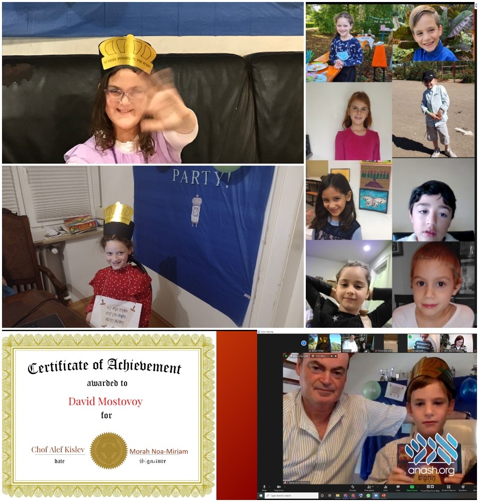 Online Chumash Party Became a Family Celebration Anash org