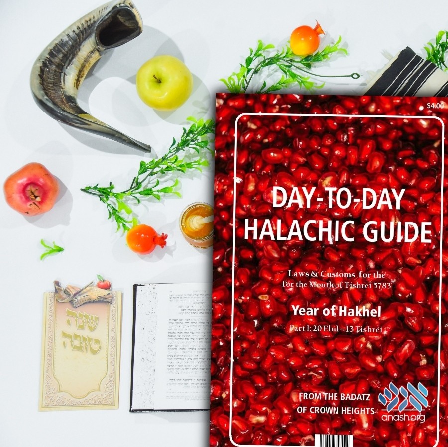 DaytoDay Guide for Rosh Hashana and Yom Kippur