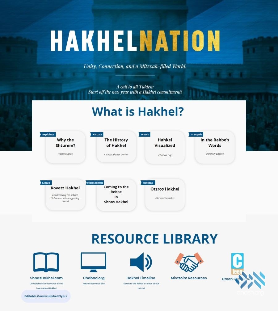 It’s Never Too Late to Hakhel - Anash.org