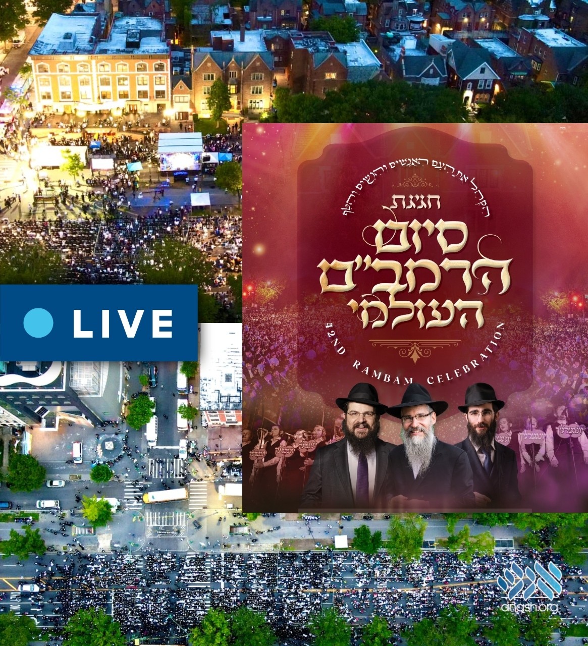 Live: Mega Hakhel Siyum Harambam Celebration At 770 - Anash.org