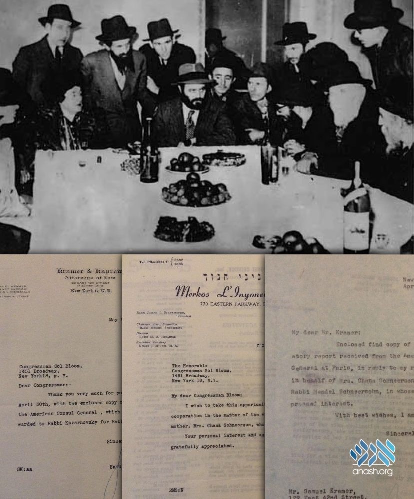 Newly Uncovered Letters Show the Story of Rebbetzin Chana’s Visa ...