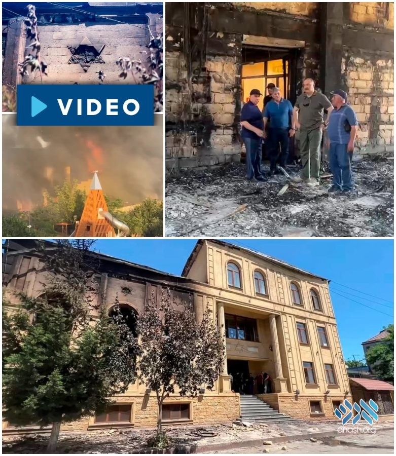 Dagestan Attack Leaves Newly Rebuilt Shul Burnt to the Ground - Anash.org