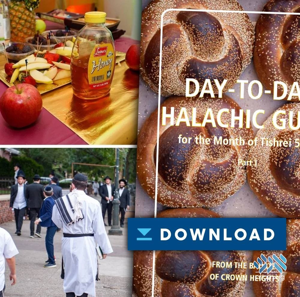 DayToDay Guide Released for Rosh Hashana and Yom Kippur