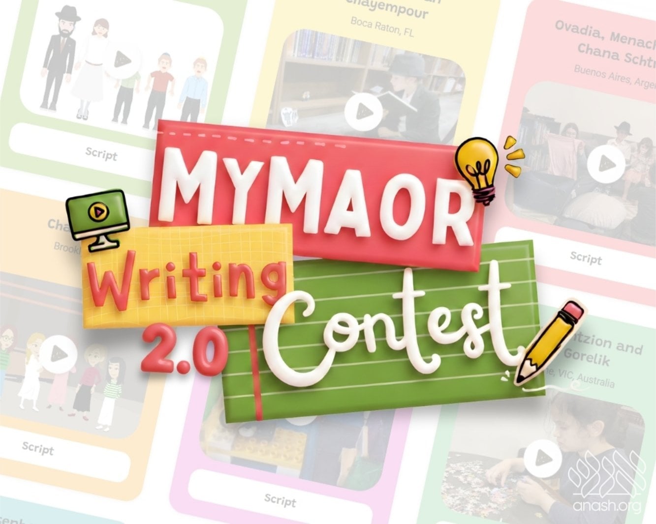 Contest Fun Writing Calling All Kids! MyMaor Writing Contest is Back | Anash.org
